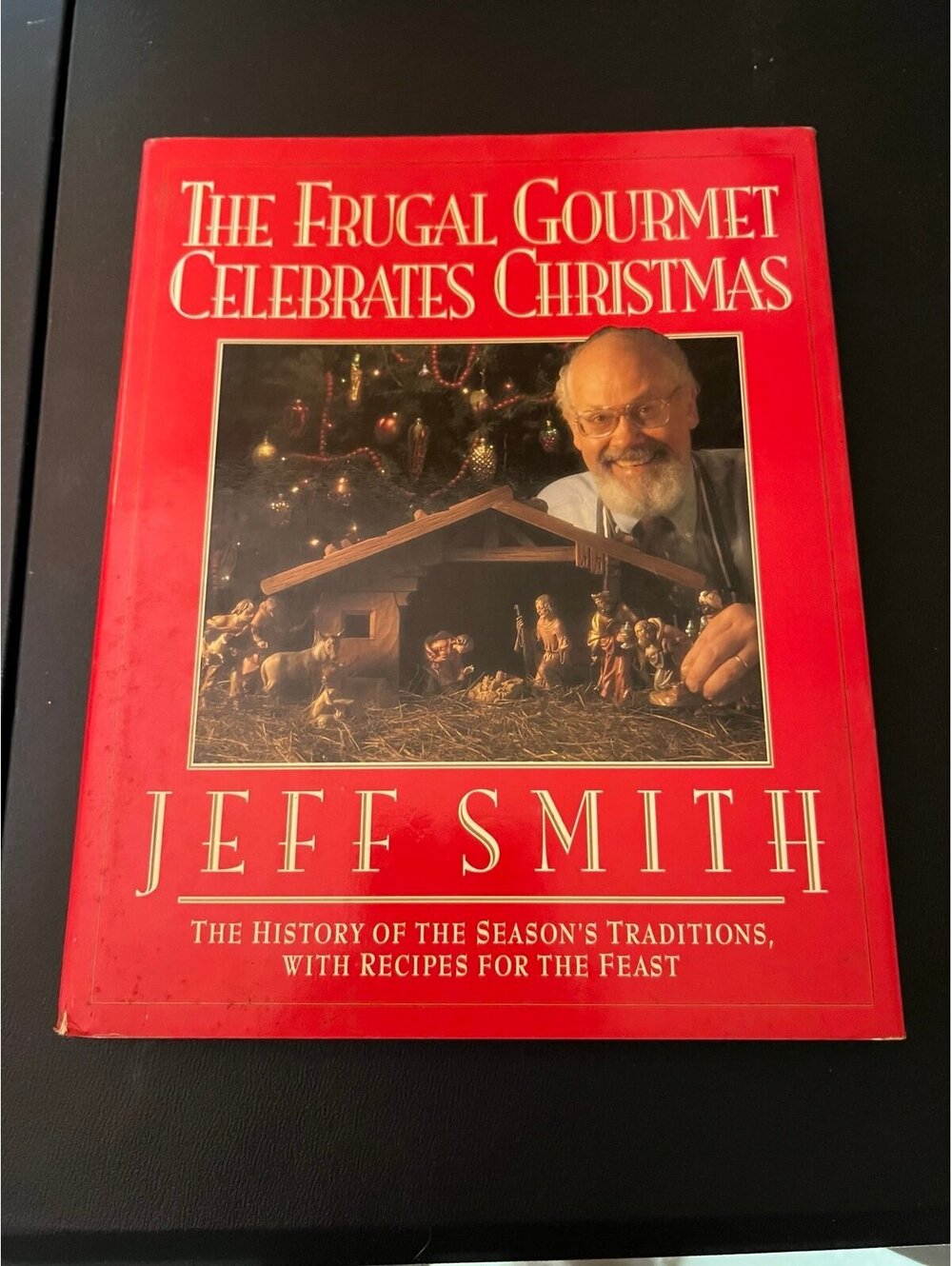 1991 Vintage The Frugal Gourmet Celebrates Christmas cookbook Cooking cheap